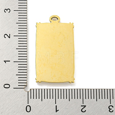 Real 18K Gold Plated PVD Vacuum Plating 304 Stainless Steel Pendants STAS-L278-012G-02-1