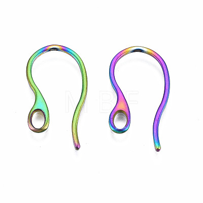 304 Stainless Steel Earring Hooks STAS-N098-007-1