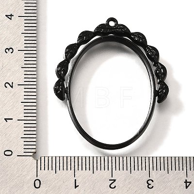 Alloy Open Back Bezel Pendants PALLOY-I223-18EB-1