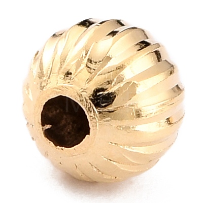 Long-Lasting Plated Brass Beads KK-O133-001C-G-1