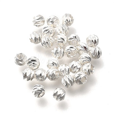 Brass Beads KK-B147-02C-S-1