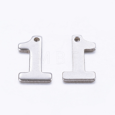 Tarnish Resistant 201 Stainless Steel Pendants STAS-F128-01P-1-1-1