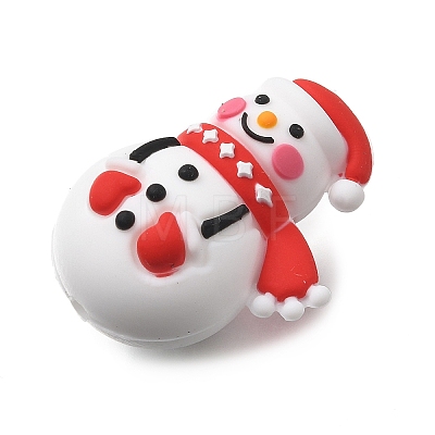 Christmas Theme Silicone Focal Beads SIL-L007-01I-1