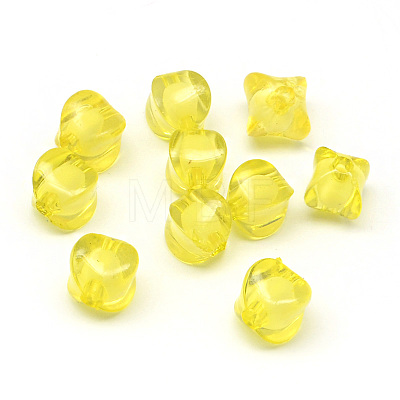 Nuggets Transparent Acrylic Beads TACR-Q009-10mm-M-1