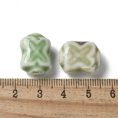 Handmade Porcelain Beads PORC-L080-E01-1