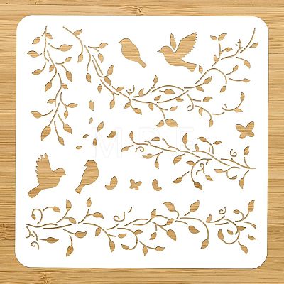 PET Hollow Out Drawing Painting Stencils DIY-WH0405-0006-1