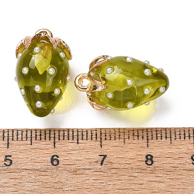 Resin Pendants FIND-C096-01G-1