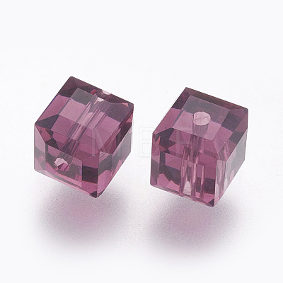 Imitation Austrian Crystal Beads SWAR-F074-6x6mm-11-1