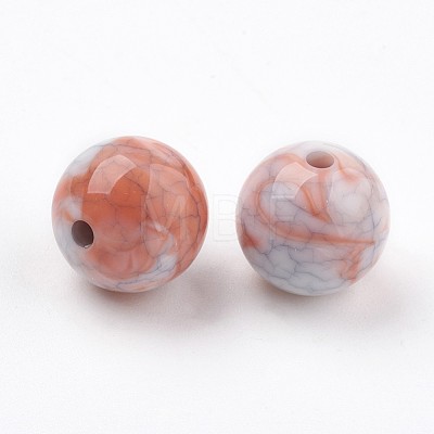 Crackle Acrylic Beads MACR-E025-22-14mm-1