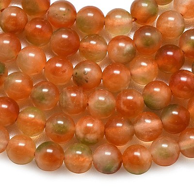 Natural Malaysia Jade Beads Strands G-L645-C01-6mm-29-1
