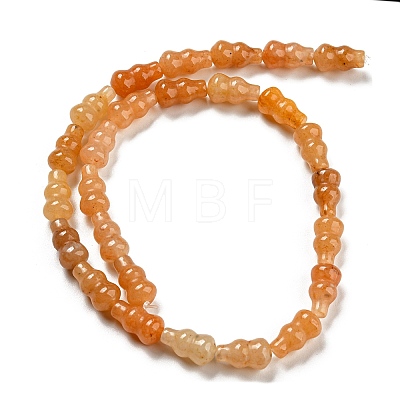 Natural Red Aventurine Beads Strands G-C039-A08-1