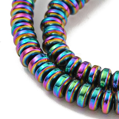 Electroplated Synthetic Non-Magnetic Hematite Beads Strands G-I360-C03-07-1