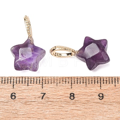 Natural Amethyst Pendants GG-CBAE2A3-02G-02-1