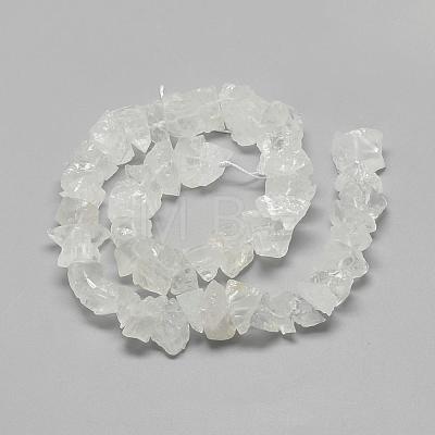 Natural Quartz Crystal Beads Strands G-R427-13-1