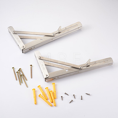 304 Stainless Steel Folding Shelf Brackets SW-TAC0001-12P-1