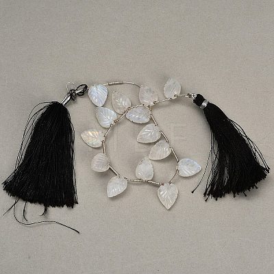 Natural Rainbow Moonstone Carved Beads Strands GG-CBA0C95-E10-1