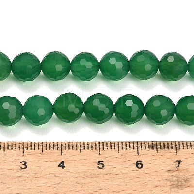 Natural Green Chalcedony Beads Strands GG-NH0004-E01-1