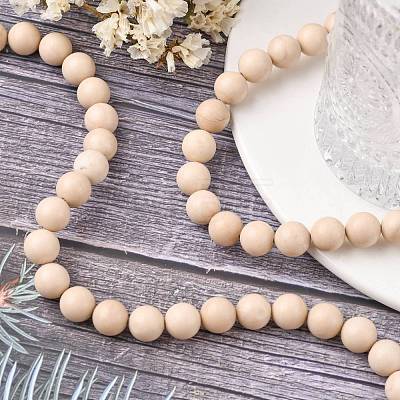 Natural Fossil Beads Strands G-E110-10mm-2-1