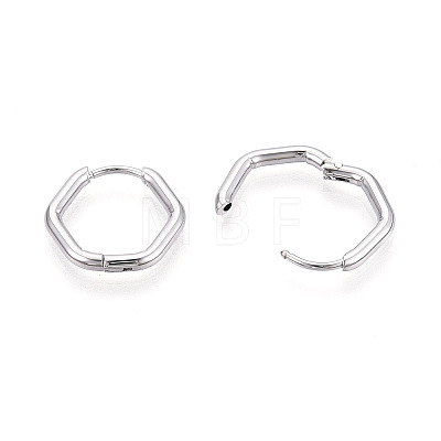 304 Stainless Steel Hoop Earrings STAS-T074-22P-1