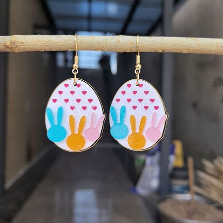 Easter Acrylic Dangle Earrings FS-WG2A856-04-1