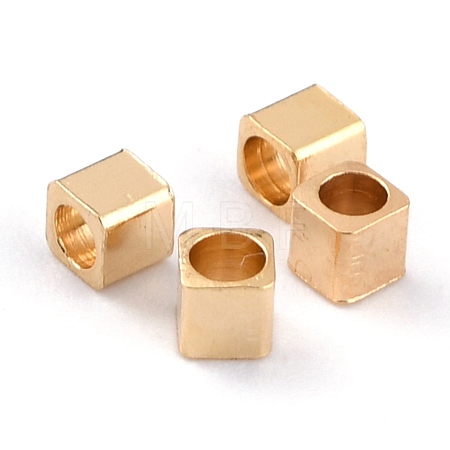 Brass Spacer Beads KK-O133-209A-G-1