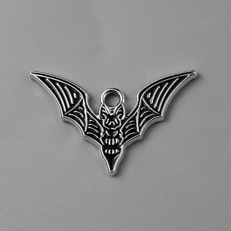 Halloween Alloy Enamel Pendants ENAM-CJC0002-34P-01-1