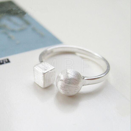 Brass Cuff Open Rings for Women WG0BCBF-01-1