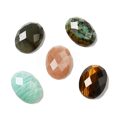 Natural Mixed Stone Cabochons G-B032-B01-1