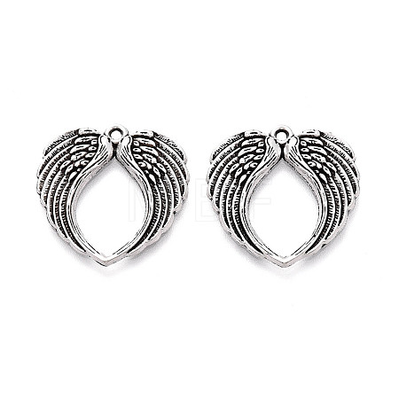 Tibetan Style Alloy Pendants TIBE-N014-12AS-1