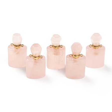 Natural Rose Quartz Pendants G-H252-E06-1