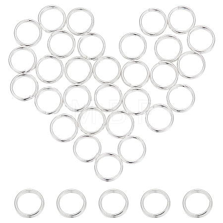 925 Sterling Silver Split Jump Rings FIND-BC0005-42B-1