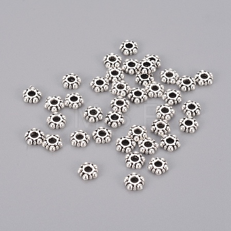 Tibetan Silver Spacers beads AA116-1