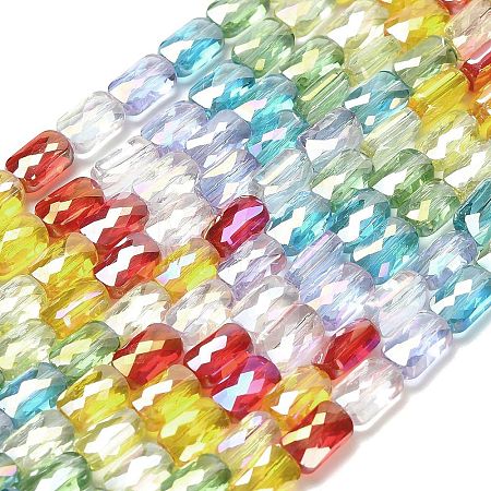 Electroplate Glass Beads Strands EGLA-P068-01A-11-1