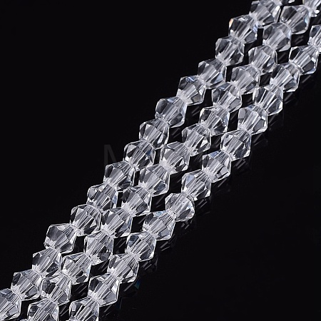 Imitation Austrian Crystal 5301 Bicone Beads GLAA-S026-07-1