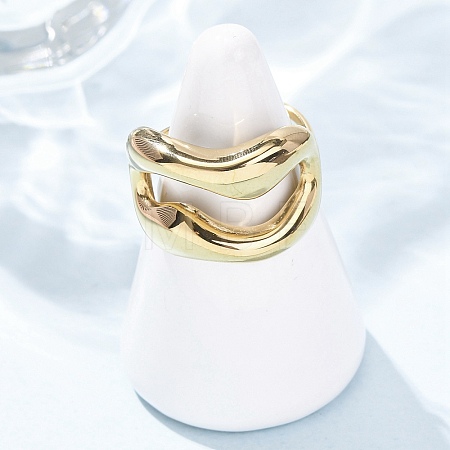 304 Stainless Steel Cuff Rings RJEW-P177-01I-G-1