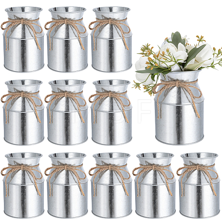 Iron Vase Ornaments AJEW-WH0609-673B-1