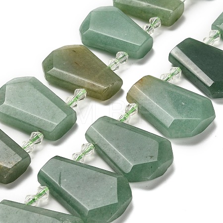 Natural Green Aventurine Beads Strands G-H078-A04-01-1
