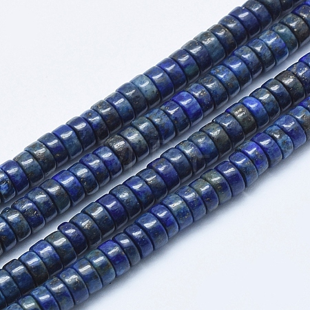 Natural Lapis Lazuli Beads Strands G-E444-23-6mm-1