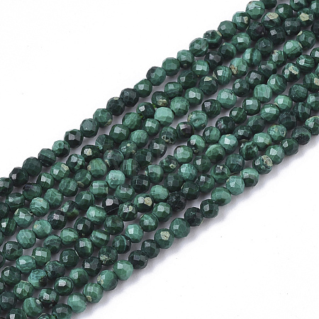 Natural Malachite Beads Strands G-S361-2mm-001-1