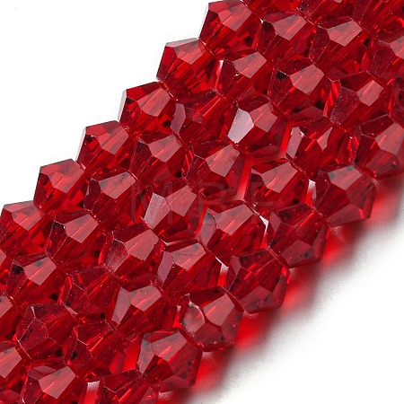 Transparent Glass Beads Strands EGLA-A039-T6mm-D27-1