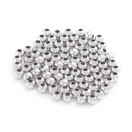 Tarnish Resistant 304 Stainless Steel Beads STAS-G230-P03-1