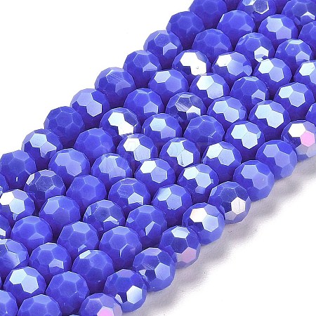 Opaque Glass Beads Stands EGLA-A035-P6mm-B07-1
