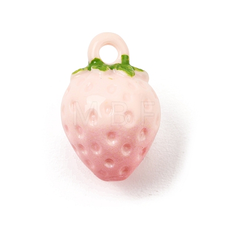 Opaque Resin Imitation Fruit Pendants RE-CBAE54B-02A-1