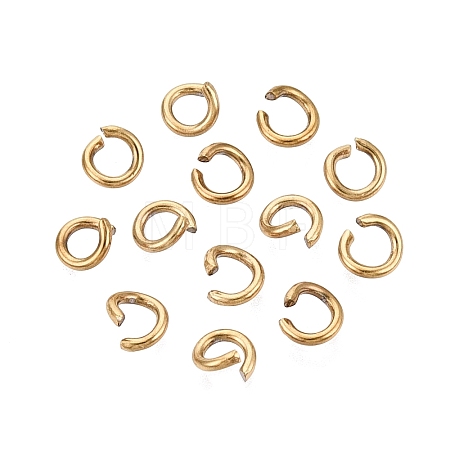 304 Stainless Steel Open Jump Rings STAS-Q113-5x1.0mm-02G-1