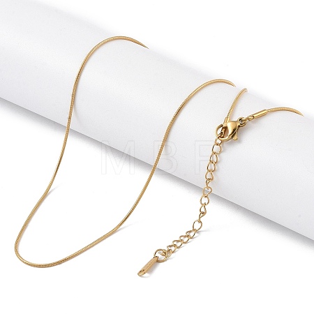 Ion Plating(IP) 201 Stainless Steel Chain Necklaces NJEW-P309-26B-G-1