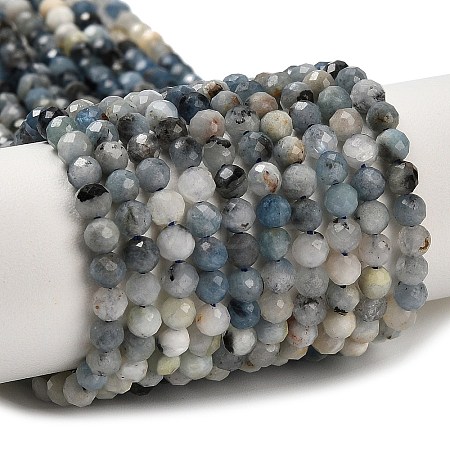 Natural Aquamarine Beads Strands G-H321-A02-02-1