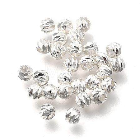 Brass Beads KK-B147-02C-S-1