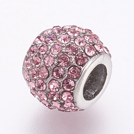 304 Stainless Steel European Beads STAS-O097-104A-1