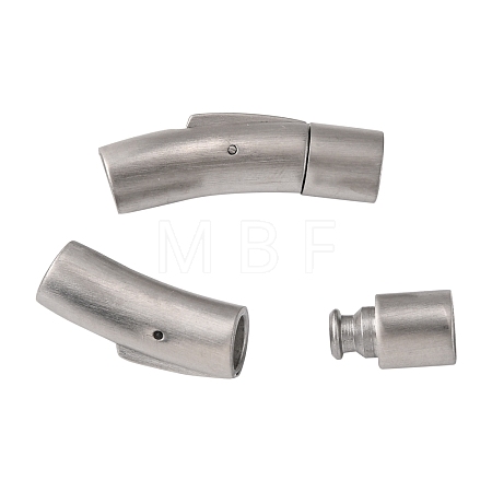 Tarnish Resistant 304 Stainless Steel Bayonet Clasps STAS-F131-22P-1