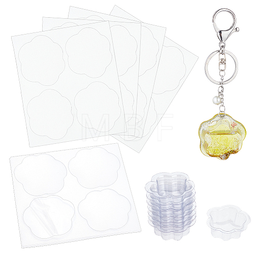 Olycraft 40Pcs Cat Paw Transparent Blister Packaging Inner Tray CON-OC0001-51-1
